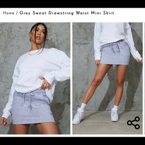 Pretty Little Thing Grey skirt